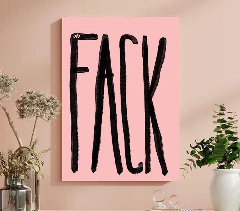 Poster "FACK"